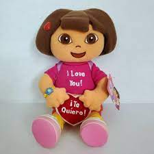 Gund Plush Dora The Explorer Valentine Holiday Stuffed Doll Viacom Nick Jr New Gund Dora Toy Valentine Holiday Gund Plush Toys
