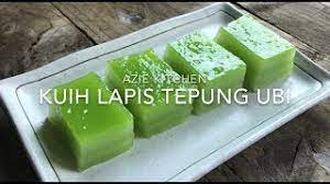 Perbezaannya ialah kuih talam ubi kayu mempunyai tekstur yang firm dan boleh dipotong dengan. Kuih Lapis Tepung Ubi Yang Sedap Youtube