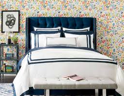 The headboard, foot board and side rails are upholstered in the original floral fabric and they can be reupholstered in com or col for an additional fee. Buying Guide To Beds Headboards Bed Bath Beyond