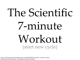 scientific 7 minute workout plus big chart album on imgur