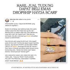 Setelah dapat barang yang lebih baik, barang yang lama dibuang/diketepikan. Hayda Scarf Sudah Terang Lagi Bersuluh Besar Nya Facebook