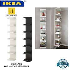 Different wall materials require different types of fixing devices. Ikea Lack Wall Shelf Unit 30x190 Cm Shopee Malaysia
