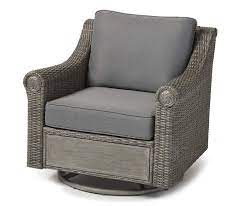 broyhill legacy thornwood all weather wicker cushioned swivel patio glider big lots in 2021 patio glider swivel recliner chairs deep seat cushions