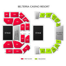 belterra casino resort 2019 seating chart