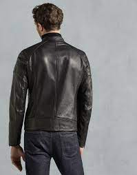 Belstaff Northcott Jacket Mens Leather Jacket Biker Leather Jacket Men Jackets