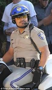 Michael Pena As The New Ponch In The Remake Of Chips Leather Wear Michael Pena Men In Uniform