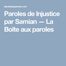 Paroles De Injustice Par Samian La Boite Aux Paroles Indigenous Education Education