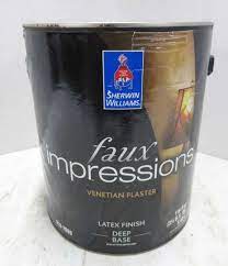 Is sherwin williams the best paint? Albrecht Auctions One Gallon Of Sherwin Williams Faux Impressions Venetian Plaster Latex Finish Deep Base