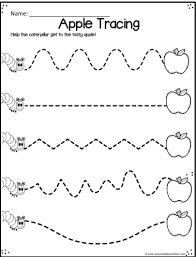 Super Cute Apple Tracing Prek Apple Worksheets In 2020 Tracing Worksheets Preschool Preschool Worksheets Apple Preschool