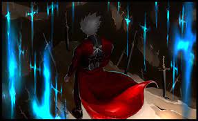 Fate Series Fate Stay Night Unlimited Blade Works Archer Fate Stay Night Emiya Sword White Hair 5k Wallpaper Fate Stay Night Fate Fate Stay Night Series