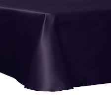 Visual Textile Herringbone Fandango 60 X 120 Inch Oval Tablecloth Purple