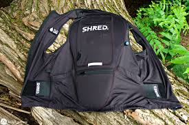 shred flexi back protector covers your spine and has space