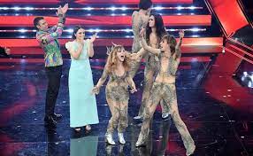Nella finale della quinta serata maneskin cantano sul palco dell'ariston il brano 'zitti e buoni' in gara al festival di sanremo 2021. Die Maneskin Gewinnt Das Sanremo Festival L Unione Sarda It