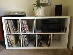 Ikea Kallax Expedit Turntable Audio Storage Hacks Album On Imgur Kallax Ikea Audio Storage Ikea Record Storage