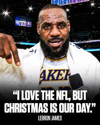 LeBron James, is absolutely RIGHT! That's the problem with people who are  greedy they are always trying to come with some new shit! Motherf[u]ck the  NFLon Christmas, #nba, #espn, #NBAXmas, #MerryChristmas , #