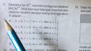 Contoh Soal Menentukan Keempat Bilangan Kuantum Youtube