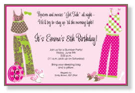 Getting the guest of honor involved in choosing or making the invitations is a great way to begin planning the party. Sleepover Party Invitation