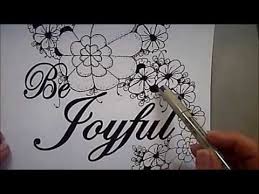 Inkidoodles Com Melinda Barlow Czt Be Joyful With The A New Tangle Pattern Joyful By Melinda Barlow Czt Zentangl Video