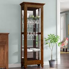 Monrovia Lighted Curio Cabinet Decoracao Da Sala Decoracao Sala Estar Decoracao Em Madeira Rustica