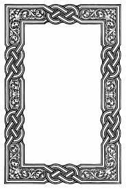 Decoro Simboli Celtici Croci Celtiche Cornici