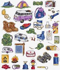Check spelling or type a new query. Maria Diaz Designs Camping Motifs Camping Cross Stitch Patterns Cross Stitch Camping Cross Stitch Patterns