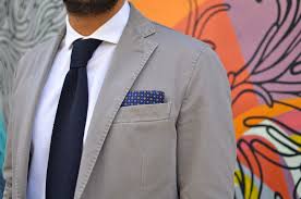 Grey (67) yellow (49) purple (37. Grey Blazer Navy Blue Knit Tie