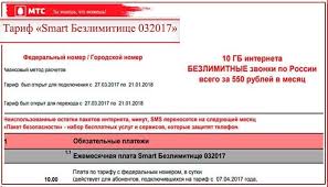 Smart Bezlimitishe 032017 Opisanie Tarifa I Podklyuchenie