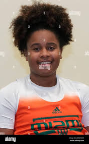 Miami Guard/Forward Moulayna Sidi Baba poses for a photo during the NCAA  college basketball team's media day, Tuesday, Oct. 26, 2021, in Coral  Gables, Fla. (AP Photo/Wilfredo Lee Stock Photo