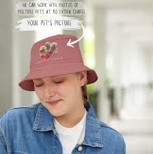 Personalized Pet Picture Bucket Hat, Custom Dog Hat, Dog Mom Gift, Cat Dad  Memorial Gift, Pet Loss Keepsake, Valentines Gift for Pet Lovers