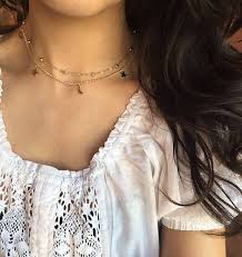 10 best star necklaces of may 2021. Cute Gold Color Layered Necklace With Moon And Star Pendants Necklace Is Approximately 17 Long Beaded Collar Jewelry Star Pendant Necklace Choker Collar