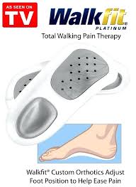 Walk Fit Insoles Foot Feet Support Platinum Silver New Buy
