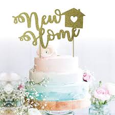 From dinosaurs to unicorns, explore our collection of themed tableware, decorations & balloons. Grantparty New Home Cake Topper Home Sweet Home Cake Topper Housewarming Welcome Home Party Decorations Gold Glitter Gold Home Wantitall