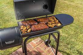 American Gourmet 430 Offset Smoker Bbq Charcoal Grill