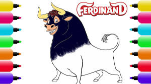 More 100 coloring pages from cartoon coloring pages category. Ferdinand Film How To Draw And Color Ferdinand Coloring Pages For Kids Drawing For Children Youtube