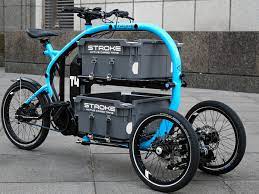 eurobike 2019へ カーゴバイク stroke cargo trike 三輪 コンパクトサイズの電動アシスト三輪自転車 cargobike bicicletas modernas cuatriciclo bici electrica