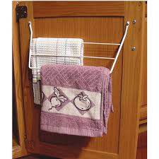 kitchen cabinet door mount towel