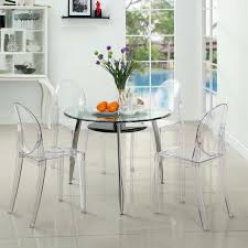 The retro simplicity of these classic white accent chairs will instantly enhance the modernity of your room. Casper Dining Side Chair Contemporary Modern Furniture Modway
