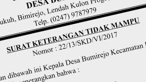 Contoh surat keterangan penghasilan by nurudin forza 28567 views. 6 550 Siswa Di Yogyakarta Bawa Surat Keterangan Tidak Mampu Kumparan Com