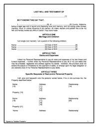 Last will and testament templates (word). Will Examples Fill Online Printable Fillable Blank Pdffiller