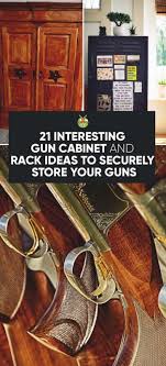 Whether you're looking for a single gun mount, a full gun wall, or racks to fill an entire gun room, hold up has what you need. 21 Interesting Gun Cabinet And Rack Plans To Securely Store Your Guns