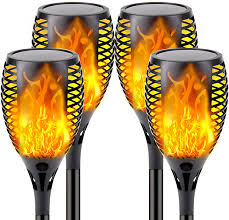 Check spelling or type a new query. Buy 4 Pack Solar Flame Torch Super Larger Size Upgraded Vivid Flame Ultra Bright Solar Lights Outdoor Decorative With Flickering Flame Waterproof Outdoor Lights For Garden Landscape Yard Pathway Online In Indonesia B0854h48kx