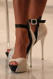 Beautiful Black And White High Heels Black And White High Heels Heels Gorgeous Shoes Beautiful Heels