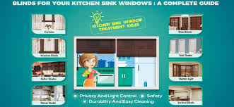 blinds for kitchen sink windows a