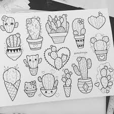 Alexstrangler On Instagram Working On Some New Flash These All Available To Tattoo Alexstrangler Gmail Com For More I Cactus Tattoo Kawaii Tattoo Drawings