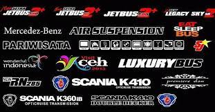 Kumpulan Mentahan Dan Stiker Livery Bus Simulator Indonesia