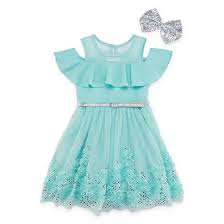 Knit every row in garter stitch until the work will reach around the child's wrist (mine was 32 rows). Knit Works Belted Short Sleeve Party Dress Big Kid Girls