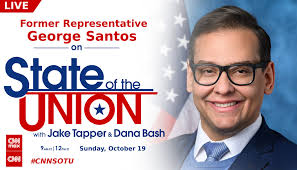 TODAY: Former Representative George Santos joins @DanaBashCNN #CNNSOTU