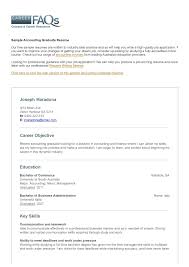 Calameo Accounting Graduate Resume
