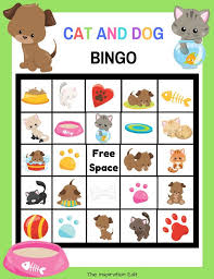 Free Cat And Dog Bingo Kids Game Bingo For Kids Bingo Games For Kids Pet Games For Kids