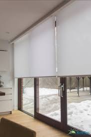 These attractive sheers are the perfect complement for picture windows, sliding glass doors, or other large expanses of glass. Motorized Blinds For Large Doors Modern Living Room Toronto By Rosesun Motorized Window Treatments Houzz